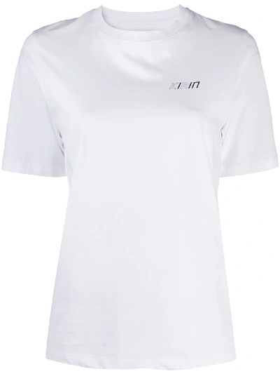 Kirin Logo Print Crew Neck T-shirt In 白色