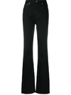Helmut Lang Femme High-rise Straight Jeans In Black