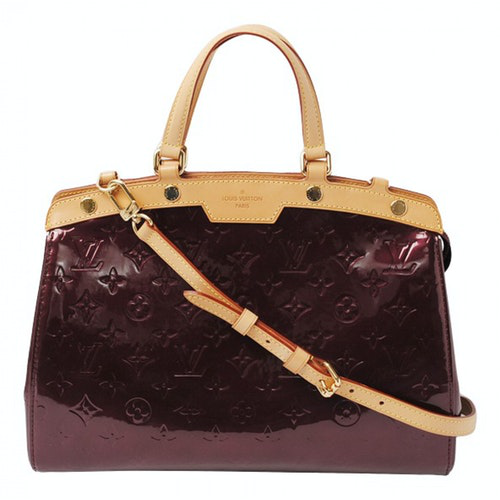 Pre-Owned Louis Vuitton Purple Patent Leather Handbag | ModeSens