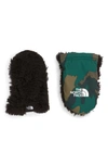 The North Face Babies' Suave Oso Mittens In Evergreen Mountain Camo