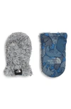 The North Face Babies' Suave Oso Mittens In Tnf Navy Bear Camo
