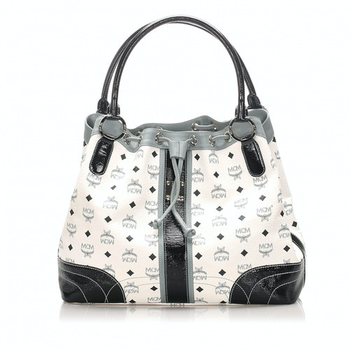 Pre-Owned Mcm White Leather Handbag | ModeSens