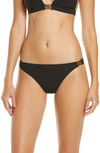 Tory Burch Miller Hipster Bikini Bottoms In Black