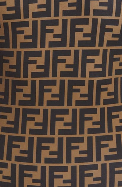 Fendi Ff Reversible Logo One-piece Swimsuit In F1b64 Piano