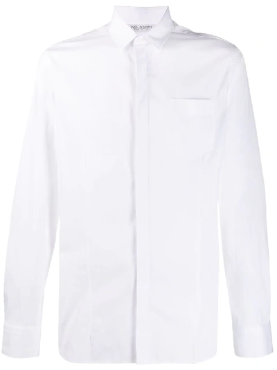 Neil Barrett Chest Pocket Shirt In White