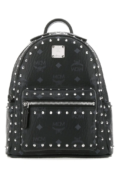 Mcm Women's Mmkaave01bk Black Leather Backpack