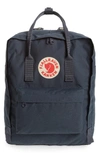 Fjall Raven Kanken Water Resistant Backpack In Navy