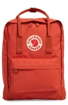 Fjall Raven Kanken Water Resistant Backpack In Rowan Red