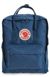 Fjall Raven Kanken Water Resistant Backpack In Royal Blue