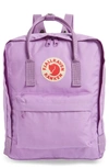 Fjall Raven Kanken Water Resistant Backpack In Orchid