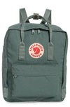 Fjall Raven Kanken Water Resistant Backpack In Frost Green