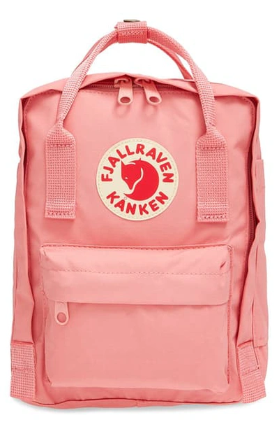 Fjall Raven 'mini Kanken' Water Resistant Backpack In Pink