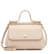 Dolce & Gabbana Medium Sicily Shoulder Bag In Pink