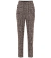 DOLCE & GABBANA HIGH-RISE WOOL-BLEND trousers,P00506210