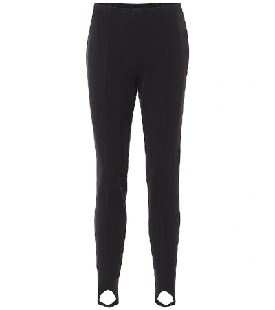 Bogner Elaine Stirrup-cuff Soft-shell Ski Trousers In Schwarz