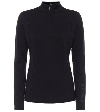 Bogner Madita Zipped Top In Black