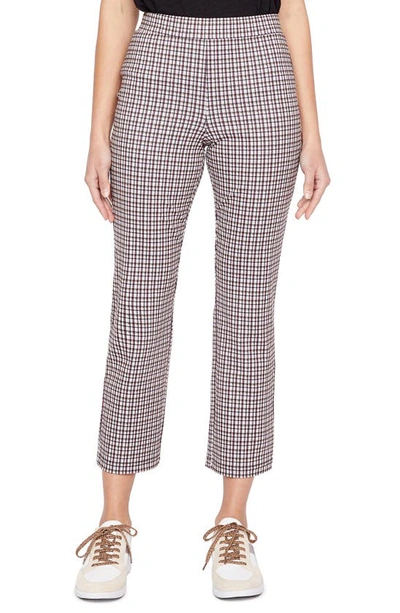 Sanctuary Carnaby Plaid Cropped Pants In Tawny Chec