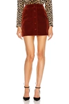 SAINT LAURENT MINI SKIRT,SLAU-WQ60