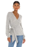 LOVERS & FRIENDS NOLEN TIE FRONT SWEATER,LOVF-WK801