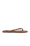 Tkees Studio Exotic Cheetah-print Flip Flops In Nubuck Cheetah