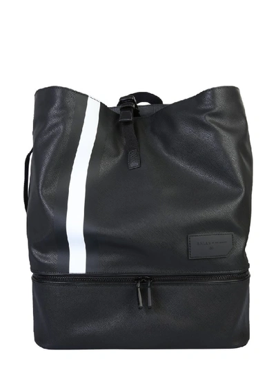 Bally Seth Black Leather Backpack