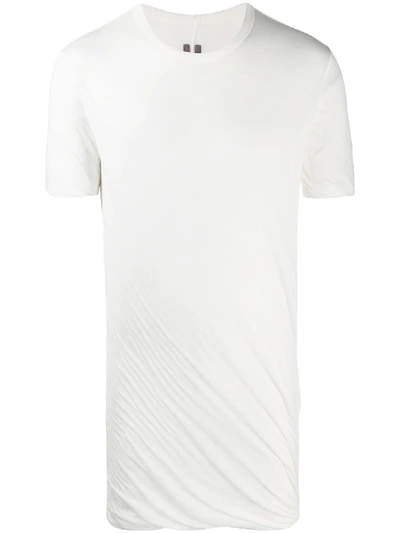Rick Owens Crew-neck Cotton Jersey T-shirt In White