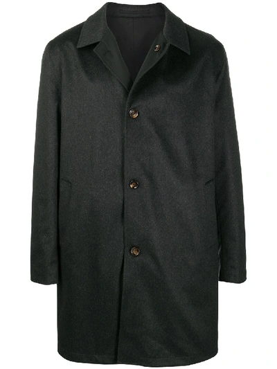 Kired Single Breasted Coat In Grey