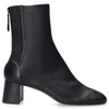 Aquazzura Saint Honore 50mm Leather Boots In Black