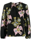 LA DOUBLEJ CHARMING BIRD PRINT BLOUSE