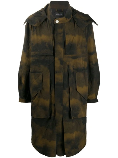 A-cold-wall* Camouflage Print Coat In Green