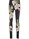 La Doublej Dove-print Slim-fit Leggings In Lovedove