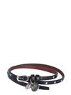 ALEXANDER MCQUEEN DOUBLE TURN BRACELET,11487200