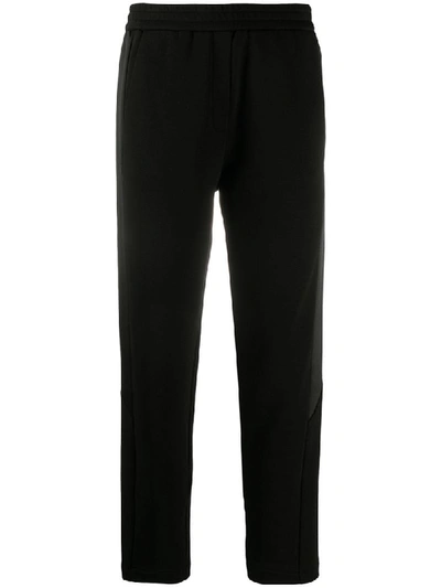 8pm Straight-leg Track Trousers In Black