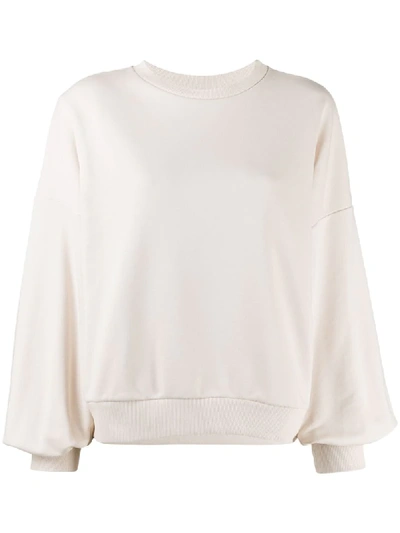 8pm Drop-shoulder Sweatshirt In Neutrals