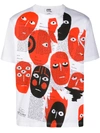 JUNYA WATANABE FACE PRINT T-SHIRT