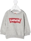 LEVI'S LONG-SLEEVED LOGO PRINT JUMPER