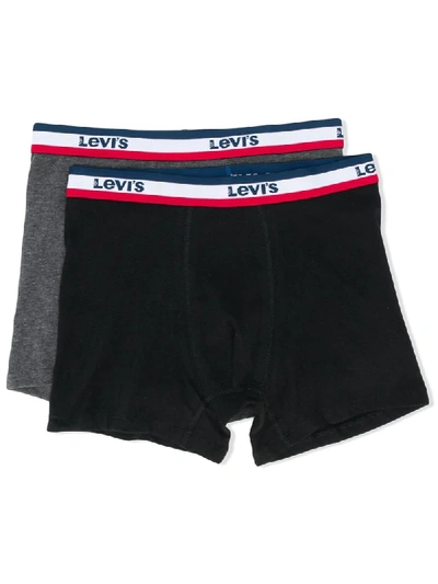 Levi's Kids' 3er-set Shorts In Black