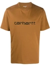CARHARTT CREW NECK LOGO PRINT T-SHIRT