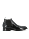 Officine Creative Elastic-panel Leather Boots In Black