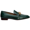 Tory Burch Jessa Chain-embellished Loafers In Verde