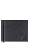 PRADA LOGO LEATHER WALLET,11473019