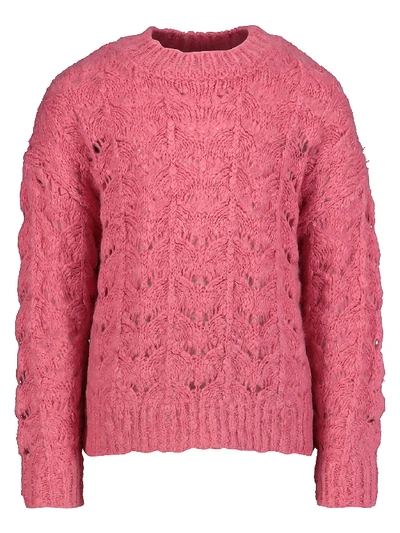 Ao76 Kids Pullover For Girls In Fuchsia