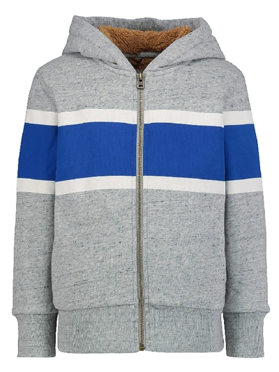 Ao76 Kids' Full Zip In Grey