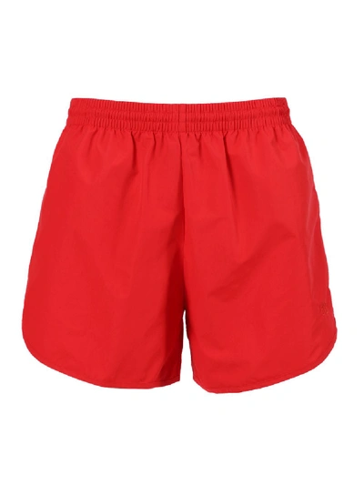 Balenciaga Red Running Shorts