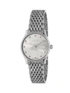 Gucci G-timeless Slim Silver Dial Stainless Steel Bracelet Watch