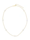 ROBERTO COIN WOMEN'S 18K YELLOW GOLD & 4MM PEARL STATION BEADED CHAIN NECKLACE,400013045708