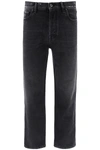 VALENTINO STRAIGHT JEANS WITH VLOGO INLAY
