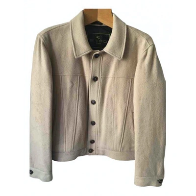 Pre-owned Etro Beige Wool Jacket