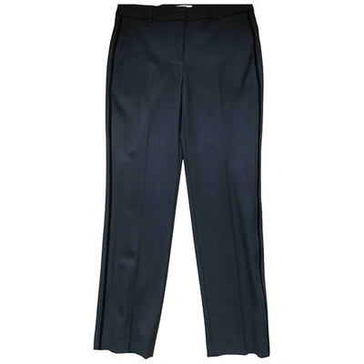 Pre-owned Gerard Darel Straight Pants In Blue