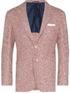 KITON SINGLE-BREASTED BLAZER